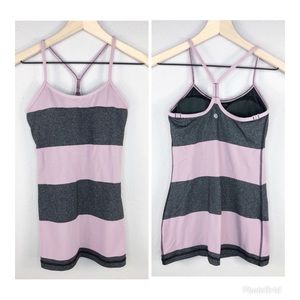 Lululemon Striped Racerback Tank